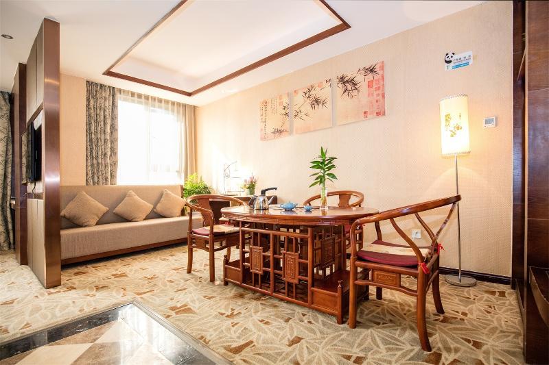 Chengdu Panda Prince Culture Hotel Exterior foto