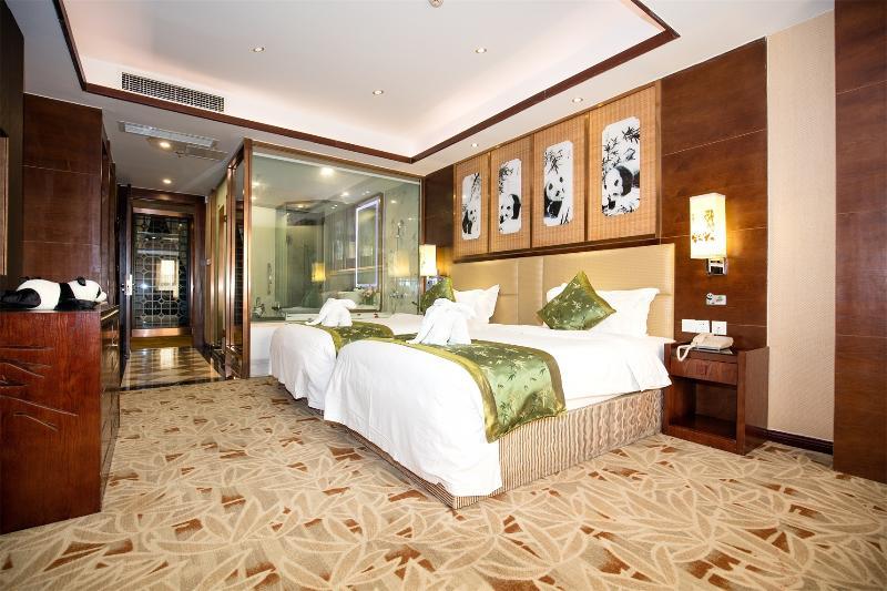 Chengdu Panda Prince Culture Hotel Exterior foto