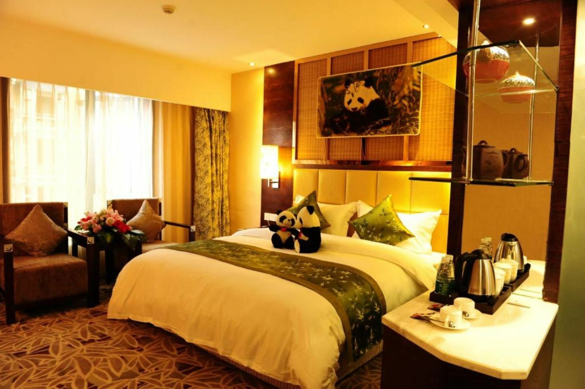 Chengdu Panda Prince Culture Hotel Exterior foto