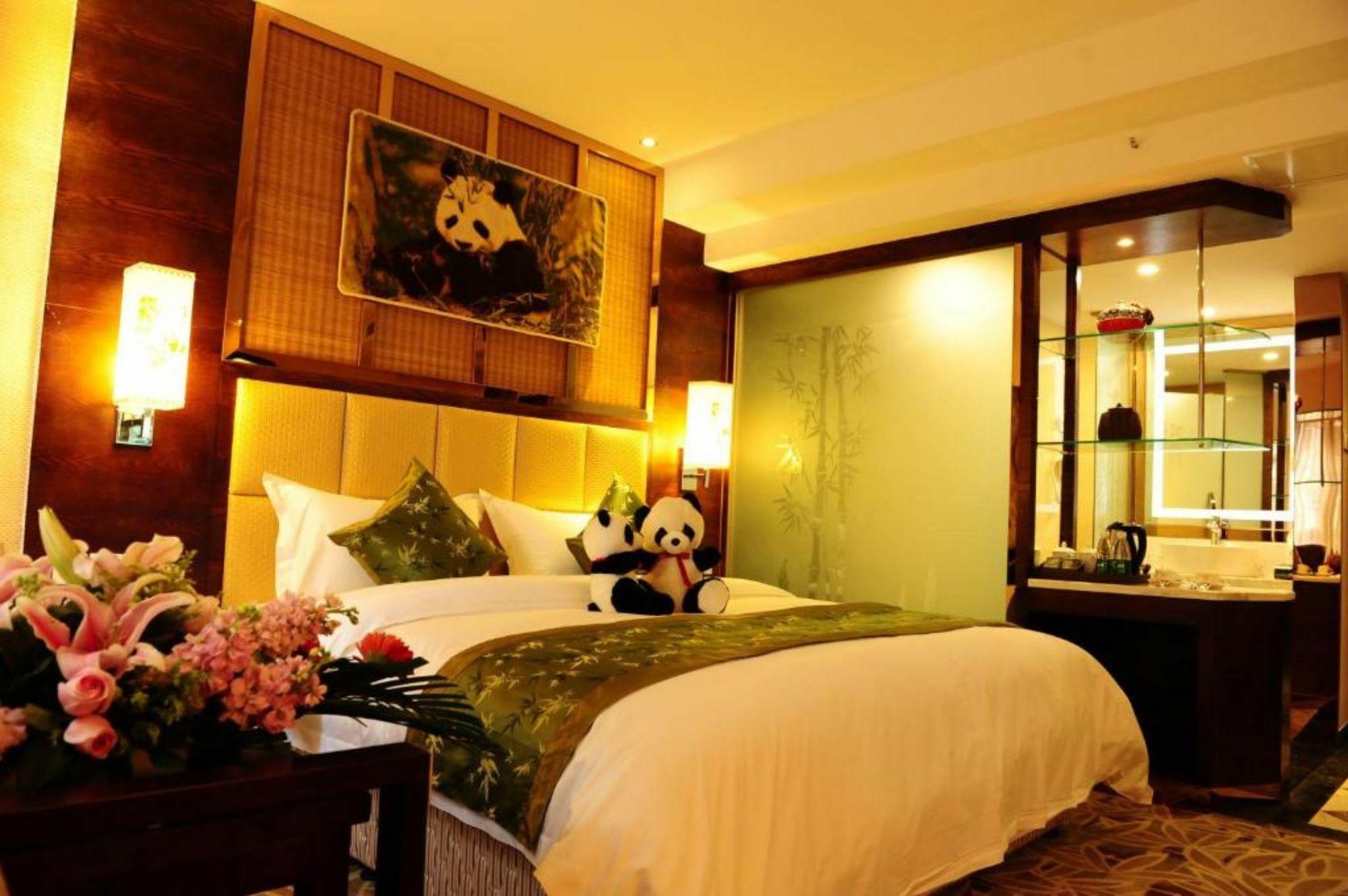 Chengdu Panda Prince Culture Hotel Exterior foto