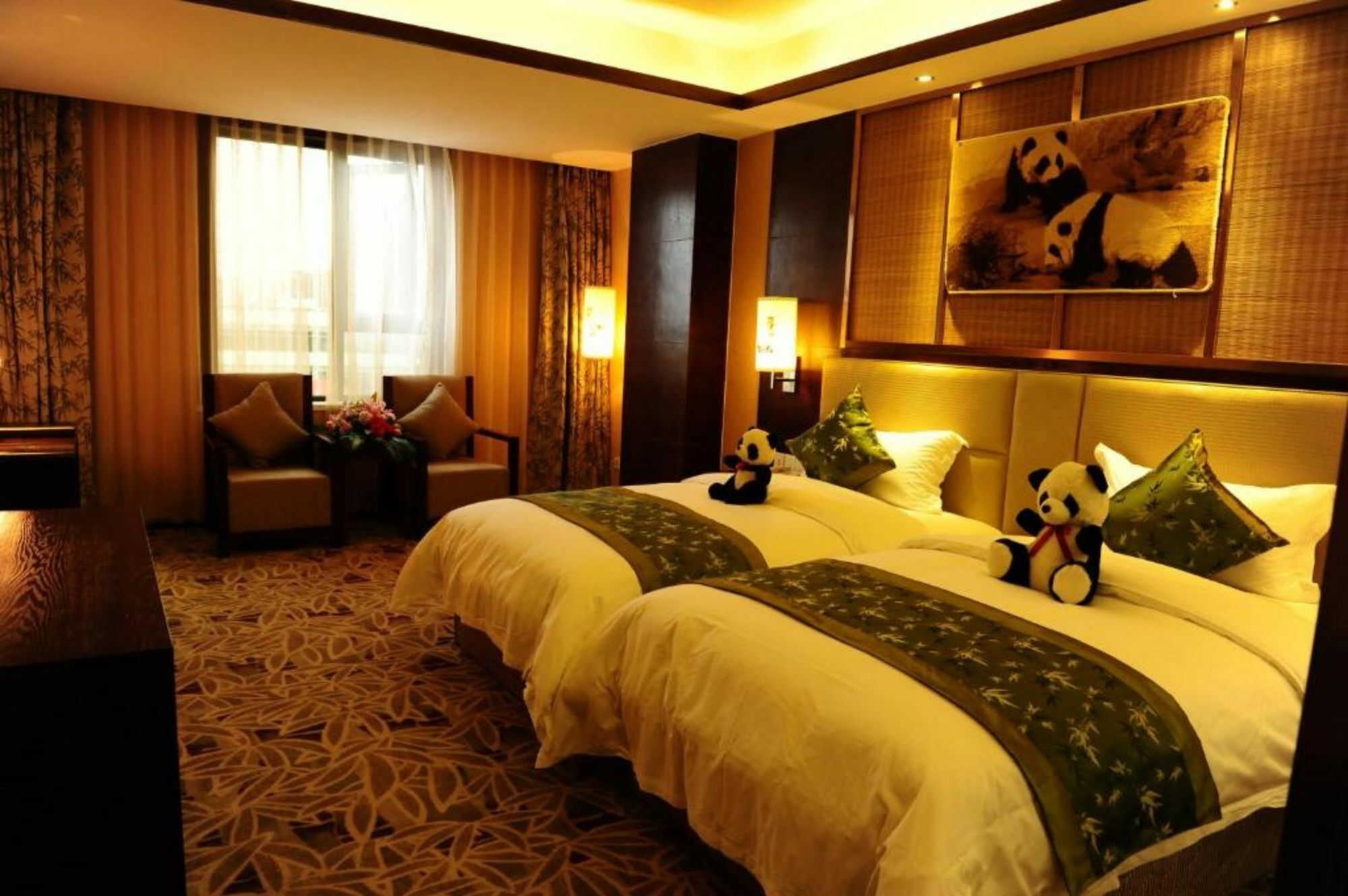 Chengdu Panda Prince Culture Hotel Exterior foto